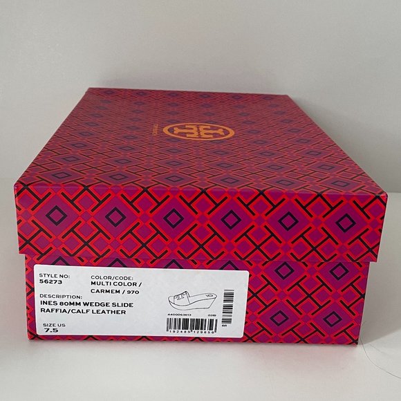 Tory Burch Ines 80 MM Wdge Slide Sandals - Picture 10 of 10